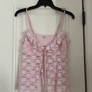 Garage Lace Pink Camisole